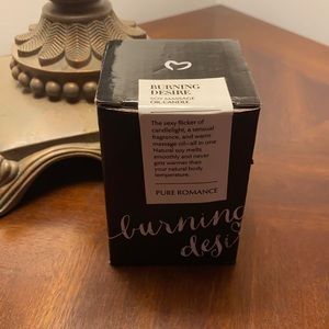 Brand new burning desires pure romance candle